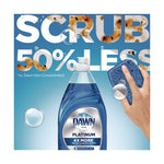 Platinum Liquid Dish Detergent, Refreshing Rain, 54.8 oz Bottle, 2/Pack