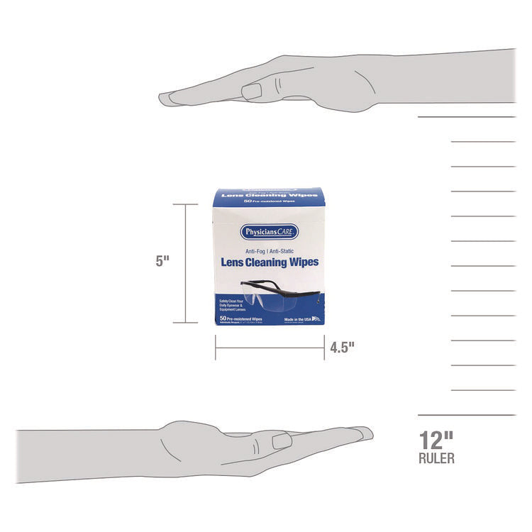 Lens Cleaning Wipe, 50/Box