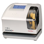 3500 Smart Site Punch Card Time Clock System, DC Powered Operation, Light Gray