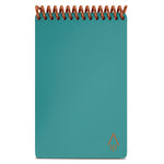 Mini Notepad, Black Cover, Dot Grid Rule, 3 x 5.5, White, 48 Sheets