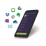 Mini Notepad, Black Cover, Dot Grid Rule, 3 x 5.5, White, 48 Sheets