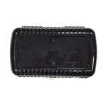 Pencil Case, 2 Compartments, 9.13" x 5.7" x 2.5", Black
