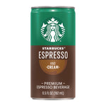 Cold Brew Coffee, Doubleshot Espresso and Cream, 6.5 oz Can, 24/Carton