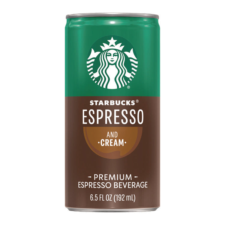Cold Brew Coffee, Doubleshot Espresso and Cream, 6.5 oz Can, 24/Carton