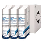 Stainless Steel Cleaner and Polish, Water-in-Oil Based, Lemon Scent, 18 oz Aerosol Spray, 12/Carton