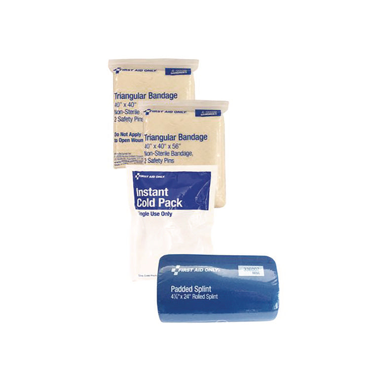 9-Piece CPR and Sprains Treatment Pack, 9 Pieces, Resealable Plastic Bag