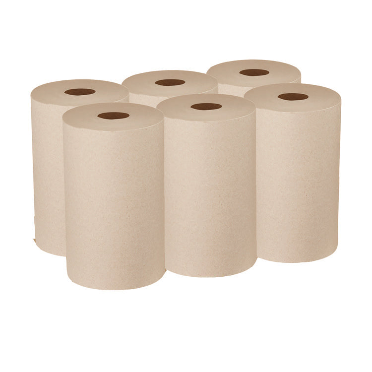 Pacific Blue Ultra Paper Towels, 1-Ply, 9" x 6,000 ft, Brown, 6/Carton