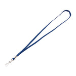 Deluxe Lanyard with J-Hook, Blue, 36" Long, 100/Pack