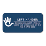 Lefty Notebook, 1-Subject, Wide/Legal Rule, Randomly Assorted Cover Color, (100) 10.5 x 8.5 Sheets