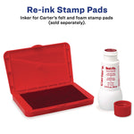 Neat-Flo Stamp Pad Inker, 2 oz Bottle, Red