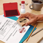 Neat-Flo Stamp Pad Inker, 2 oz Bottle, Red