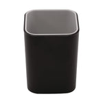 Fusion Pencil Cup, Plastic, 2.99 x 2.99 x 3.96, Black/Gray
