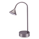 Flexible Gooseneck LED Desk Lamp, with USB Port, Gray