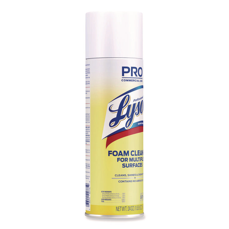 Disinfectant Foam Cleaner, 24 Oz Aerosol Spray
