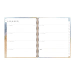 One Tree Planted Andreo Weekly/Monthly Planner, Abstract Artwork, 11" x 8.5", Blue/Sand/Green Cover, 12-Month (Jan-Dec): 2025