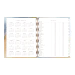 One Tree Planted Andreo Weekly/Monthly Planner, Abstract Artwork, 11" x 8.5", Blue/Sand/Green Cover, 12-Month (Jan-Dec): 2025