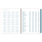 Glacier Weekly/Monthly Planner, Glacier Artwork, 11" x 9.25", Blue/Gray/Silver Cover, 12-Month (Jan to Dec): 2025
