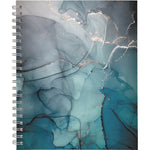 Glacier Weekly/Monthly Planner, Glacier Artwork, 11" x 9.25", Blue/Gray/Silver Cover, 12-Month (Jan to Dec): 2025