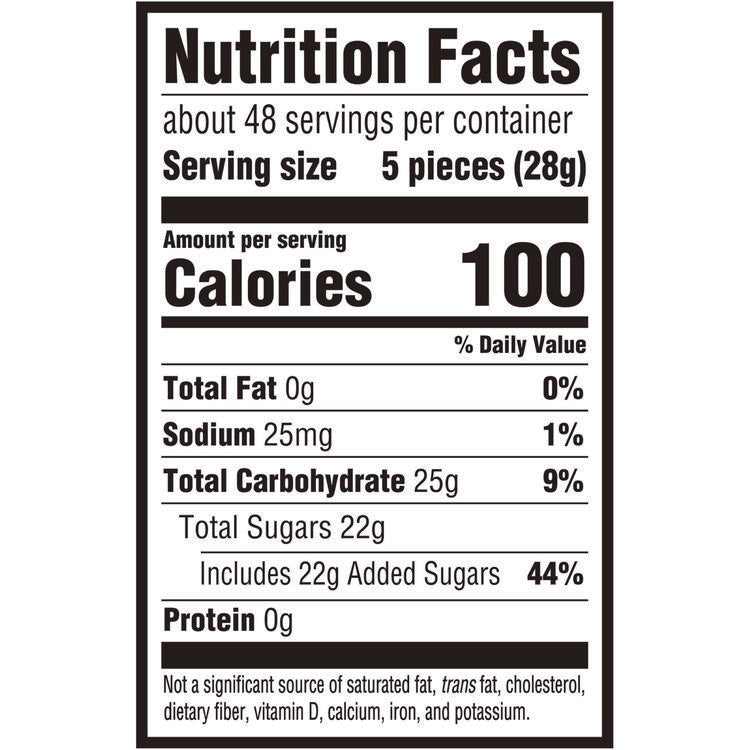 Fruit Flavored Candy, Grab-And-Go, 240-Pieces/box