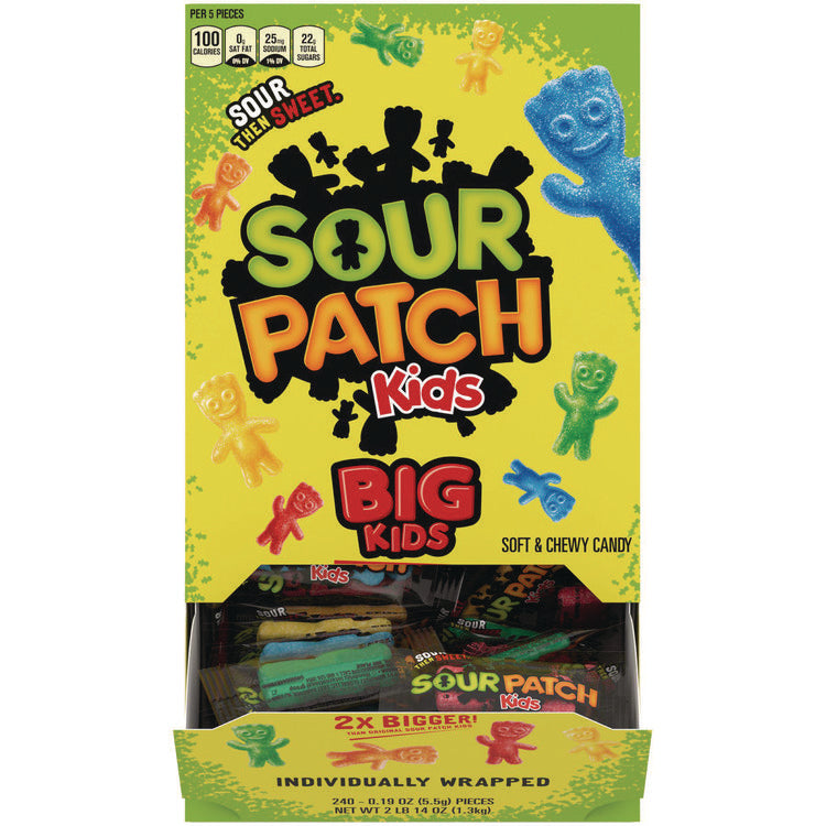 Fruit Flavored Candy, Grab-And-Go, 240-Pieces/box