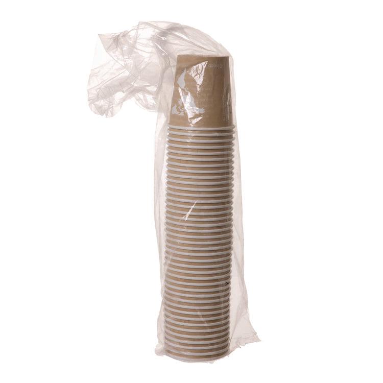 WorldArt Hot Cups, 4 oz, Paper, Tan, 1,000/Carton