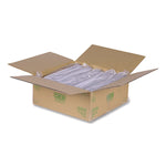 GreenStripe Cold Cup Dome Lids, No Hole, Fits 9 oz to 24 oz Cold Cups, Plastic, Clear, 100/Pack, 10 Packs/Carton