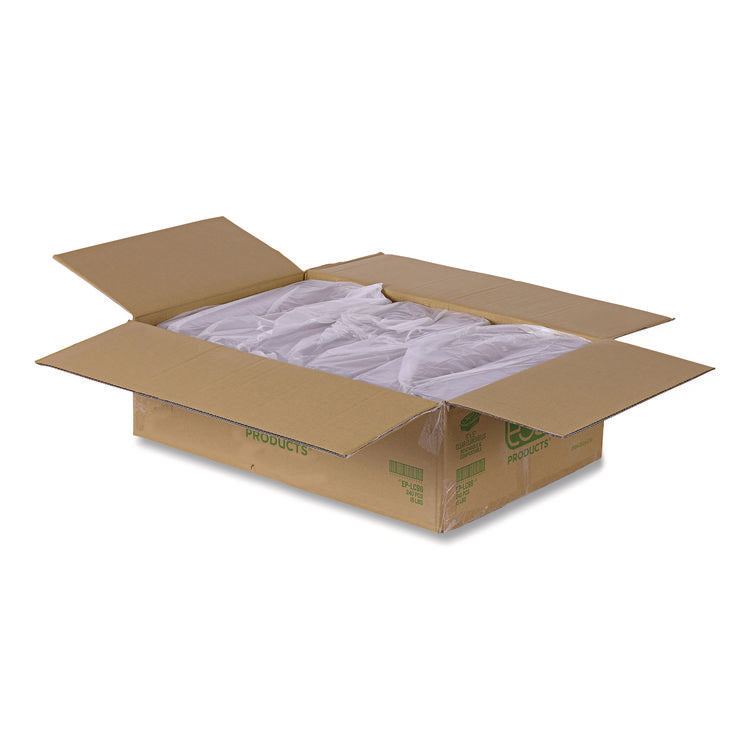 Renewable and Compostable Clear Clamshell Hinged Food Containers, 9 x 6 x 3, Plastic, 80/Pack, 3 Packs/Carton