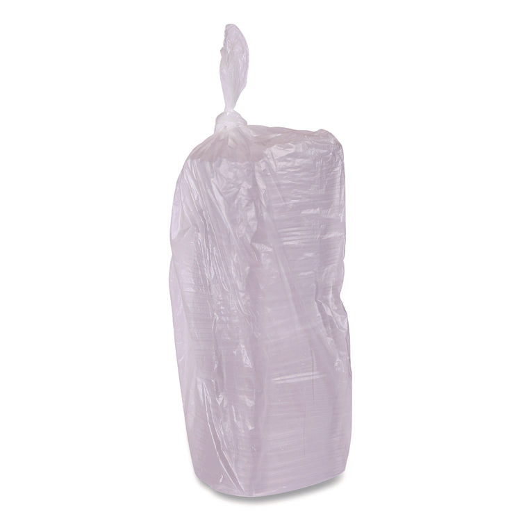 Renewable and Compostable Rectangular Deli Containers with Lid, 8 oz, 3 x 4.83 x 1.5, Clear, Plastic, 50/Pack, 4 Packs/Carton