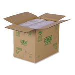 Renewable and Compostable Rectangular Deli Containers with Lid, 12 oz, 2 x 4 x 2, Clear, Plastic, 100/Pack, 3 Packs/Carton