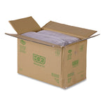 Renewable and Compostable Rectangular Deli Containers with Lid, 16 oz, 3 x 4 x 3, Clear, Plastic, 100/Pack, 3 Packs/Carton