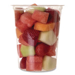 Round Deli Containers, 32 oz, 4.63" Diameter x 5.5" h, Clear, Plastic, 500/Carton