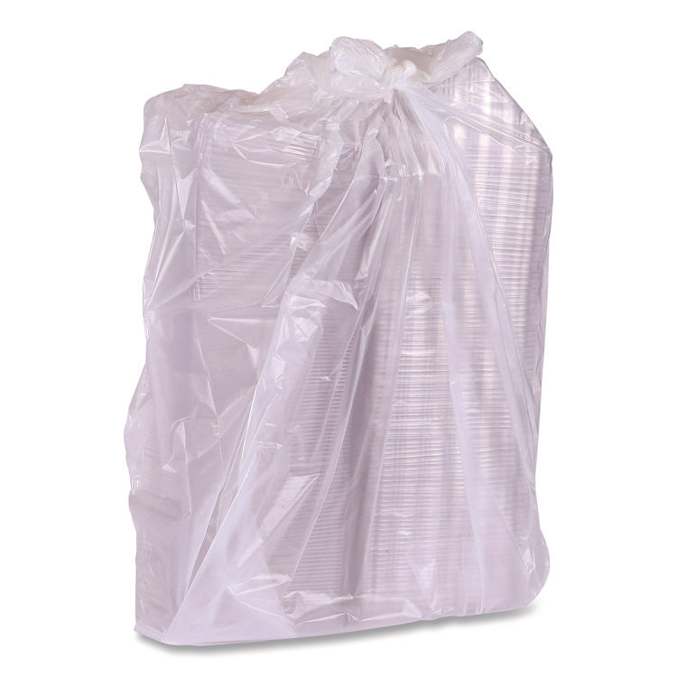 Compostable Takeout Wedge Sandwich Containers, 4.25 x 4.25 x 6.5 x 3, Clear, Plastic, 500/Carton