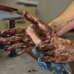 Hand Cleaner Towels, 1-Ply, 10 x 12, Citrus, Blue/White, 30/Canister, 6/Carton