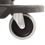 BRUTE Tandem Dolly, Two-Container, 300 lb Capacity, 20.25w x 45d x 8h, Black