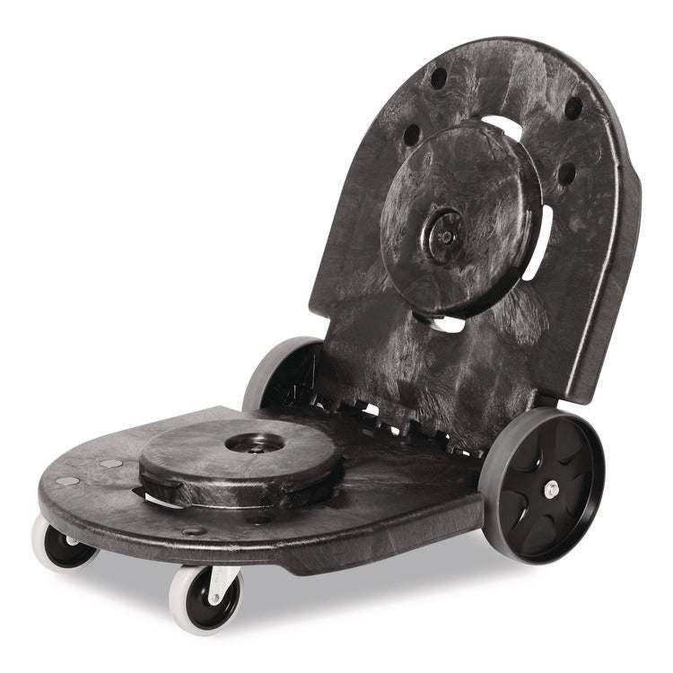 BRUTE Tandem Dolly, Two-Container, 300 lb Capacity, 20.25w x 45d x 8h, Black