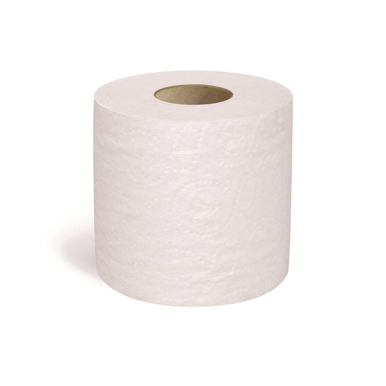 2-Ply Toilet Tissue, Septic Safe, White, 125 ft Roll Length, 500 Sheets/Roll, 96 Rolls/Carton