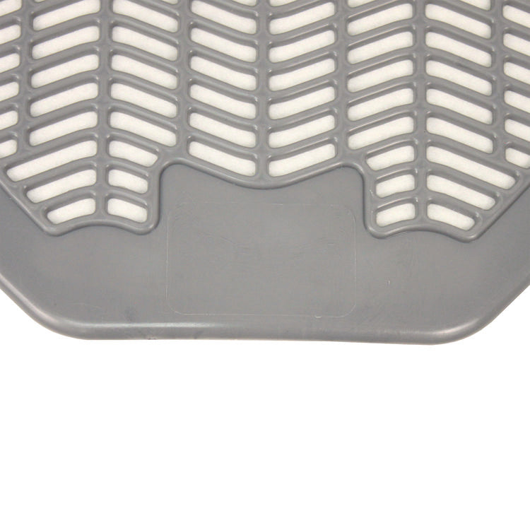 Disposable Urinal Floor Mat, Nonslip, Orchard Zing Scent, 17.5 x 20.38, Gray, 6/Carton