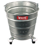 Metal Mop Bucket, 26 Qt, Steel
