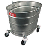 Metal Mop Bucket, 26 Qt, Steel