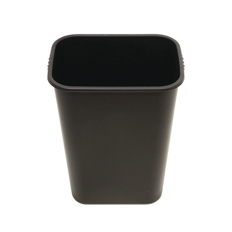 Soft-Sided Wastebasket, 41 qt, Polyethylene, Black