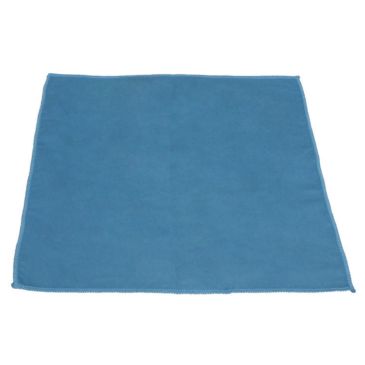 Lightweight Microfiber Cloths, 16 X 16, Blue, 12/pack, 18 Packs/carton