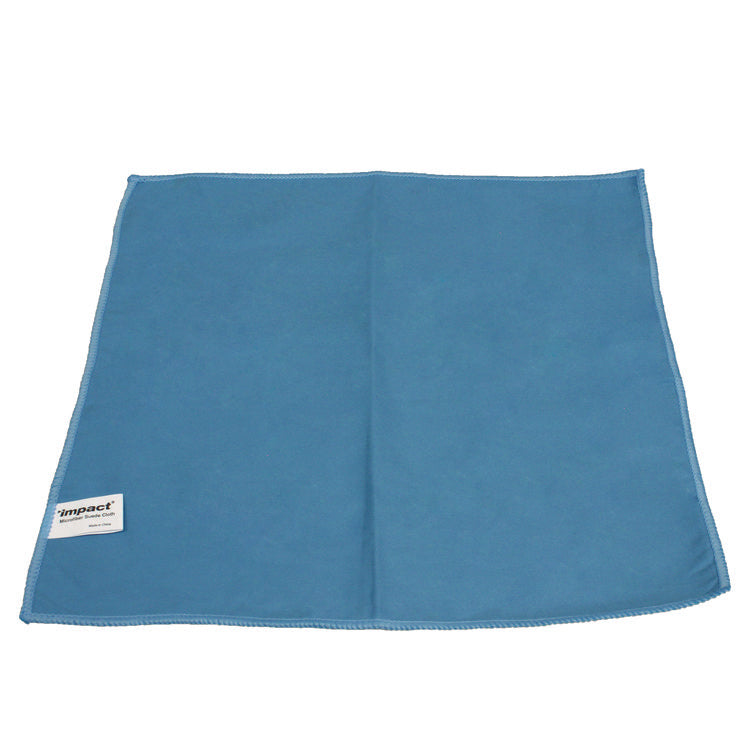 Lightweight Microfiber Cloths, 16 X 16, Blue, 12/pack, 18 Packs/carton