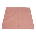 Premium Weight Microfiber Dry Cloths, 16 X 16, Pink, 12/pack