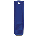 Putty Knife, 3" Wide, Stainless Steel Blade, Blue Polypropylene Handle