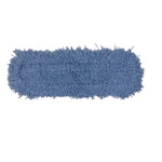 Twisted Loop Blend Dust Mop, Polyester Yarn, 48", Blue, 12/Carton