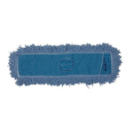 Twisted Loop Blend Dust Mop, Polyester Yarn, 48", Blue, 12/Carton
