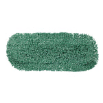 Microfiber Looped-End Dust Mop Heads, 48 x 5, Green, 12/Carton