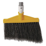 Jumbo Smooth Sweep Angled Broom, 46" Handle, Black/yellow, 6/carton