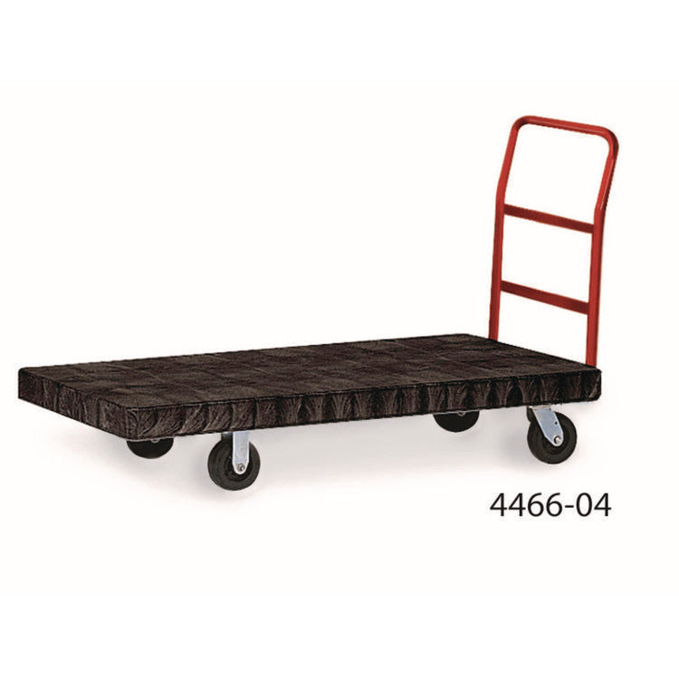 Platform Truck with 8" TPR Casters, 2,000 lb Capacity, 30 x 60 x 7, Black