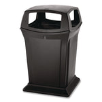 Ranger Fire-Safe Waste Container, 45 gal, Structural Foam, Black
